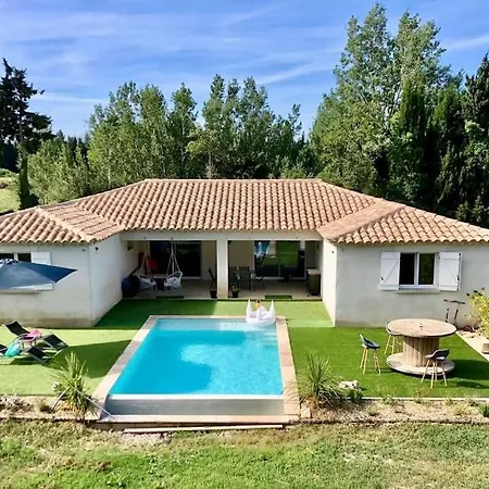 Villa Paradis Maison Piscine Chauffe Barbentane Exterior foto